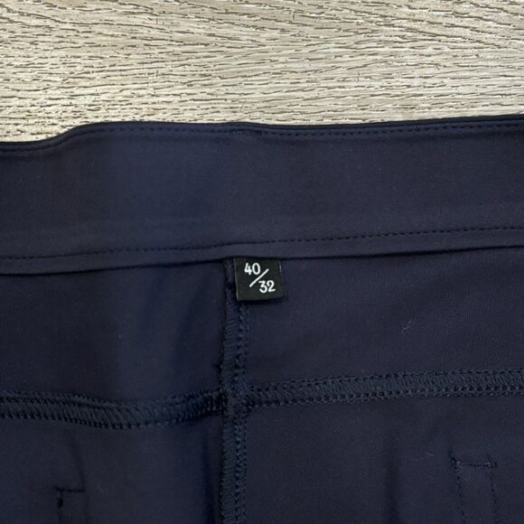 Public Rec Pants Mens 40x32 Navy Blue Nylon Blend Lightweight Stretch Comfort - Picture 3 of 9